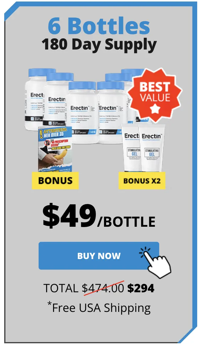 Erectin 6 Bottle Price